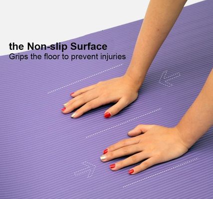 Mat van de vochtigheids de Bestand NBR Yoga, 25mm schuimkussen Mat For Exercise