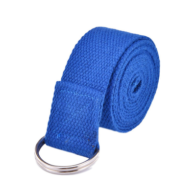 D Ring Cotton Belt Loops Fitness Regelbare de Riem van de de Douaneyoga van Rekbanden
