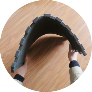 Oefening Mat With 1/2 van het Misstap niet de Zwarte Raadsel“ Extra Dikke EVA Foam Interlocking Tiles 5