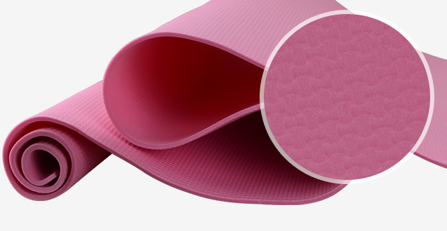 Schuimdouane Dikke EVA Yoga Mat 4mm 6mm Zuivere de Yogamat van de Kleuren Dubbele Laag 3
