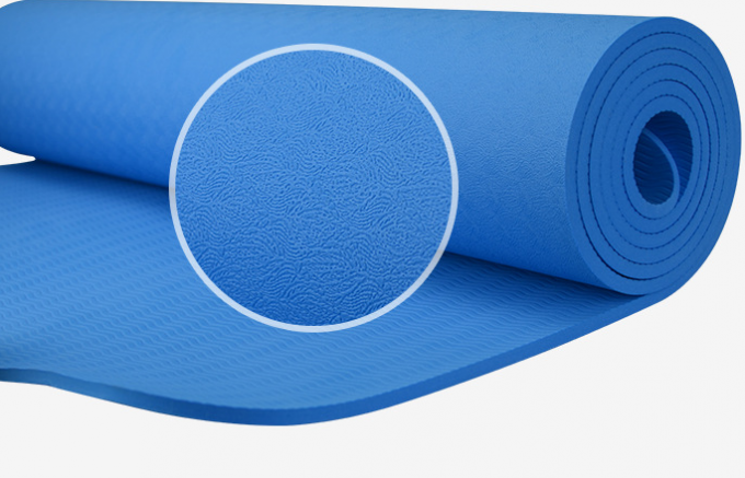 Schuimdouane Dikke EVA Yoga Mat 4mm 6mm Zuivere de Yogamat van de Kleuren Dubbele Laag 4