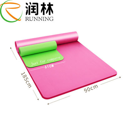Vier Stukken passen de Dikke Yoga Mat Non Toxic Pink 10mm van de Gymnastiekgeschiktheid aan