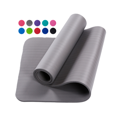 De openluchtyoga Mat Solider Color Anti Tear Antislip 183*61*1CM van Gymnastiekpilates NBR