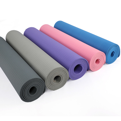 Kubusvormige Antischeuren 4mm TPE-de Yoga Mat For Gymnastics Pilates van Pvc