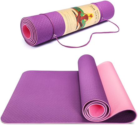 Oefeningentpe Yoga Mat Non Slip Eco Friendly met het Dragen van Riem